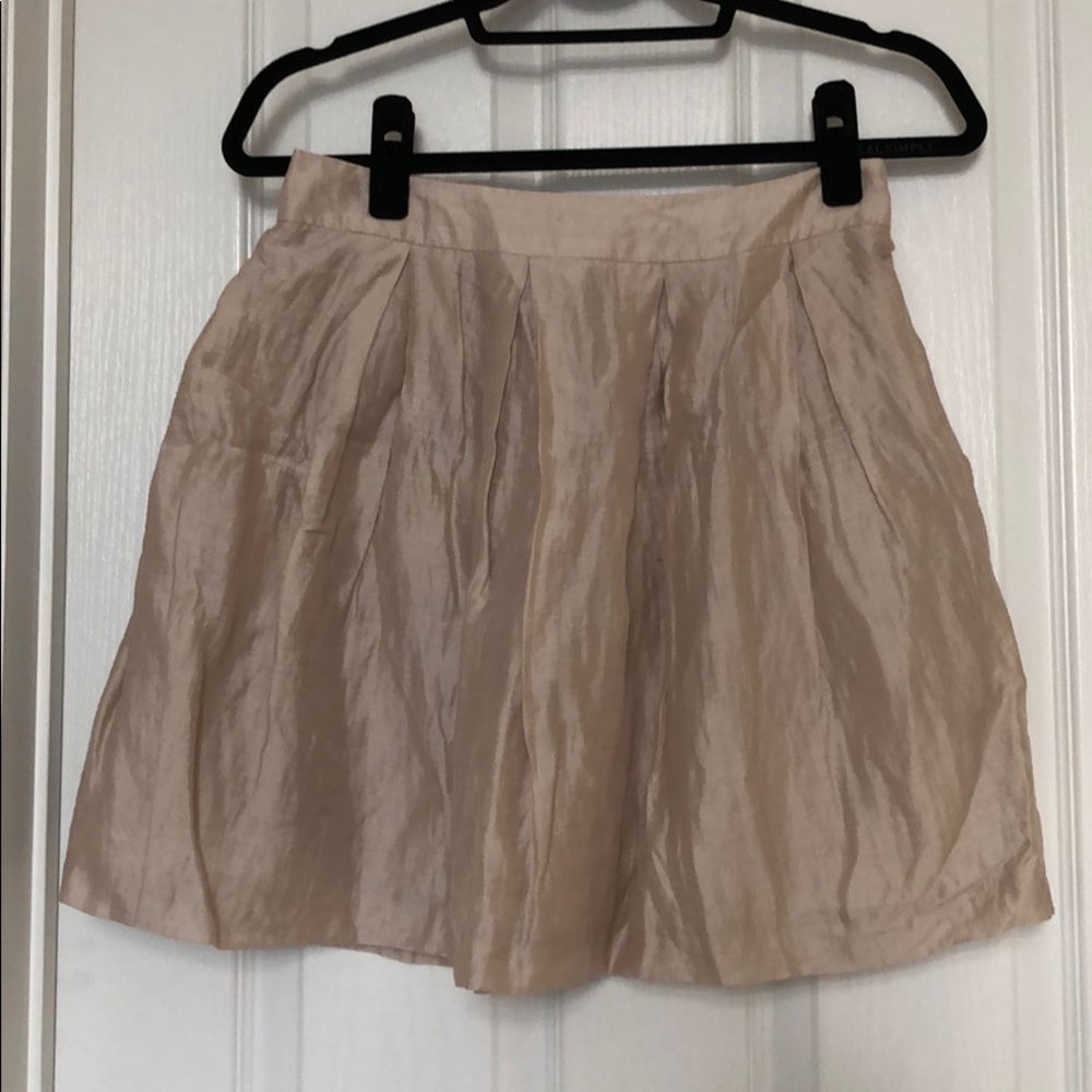 ASOS Gold Skater Skirt